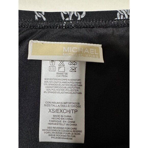 Michael Kors Women's Chain Link With Gold Ring Halter 2 Piece Extra Straps XS NW - Picture 8 of 8